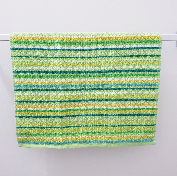 #9044 ●NEW! DIAMOND Pattern Hang'N'Snap HAND Towel *Select your snap - Picture 8 of 16